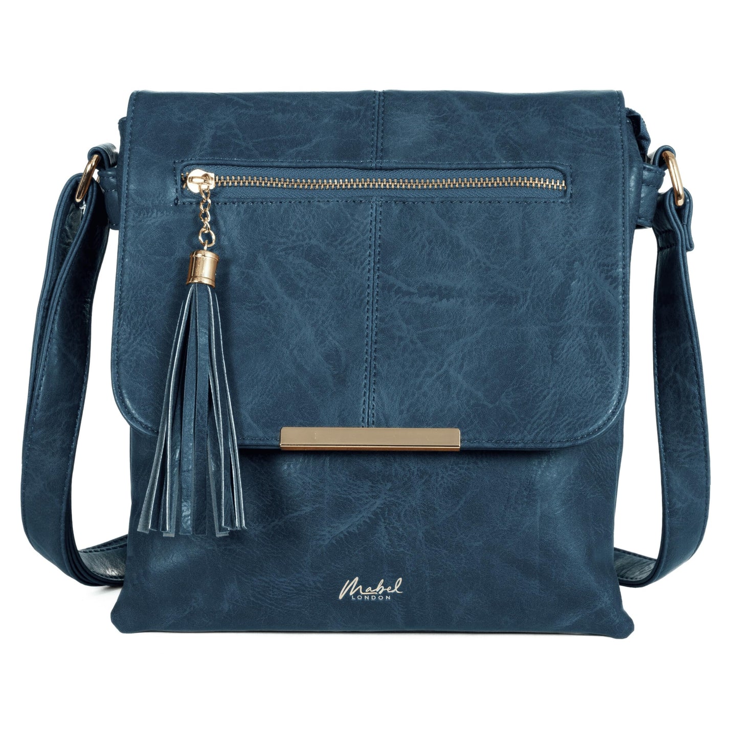 Maya - Faux Leather Crossbody Shoulder Bag with Adjustable Strap for Everyday Use