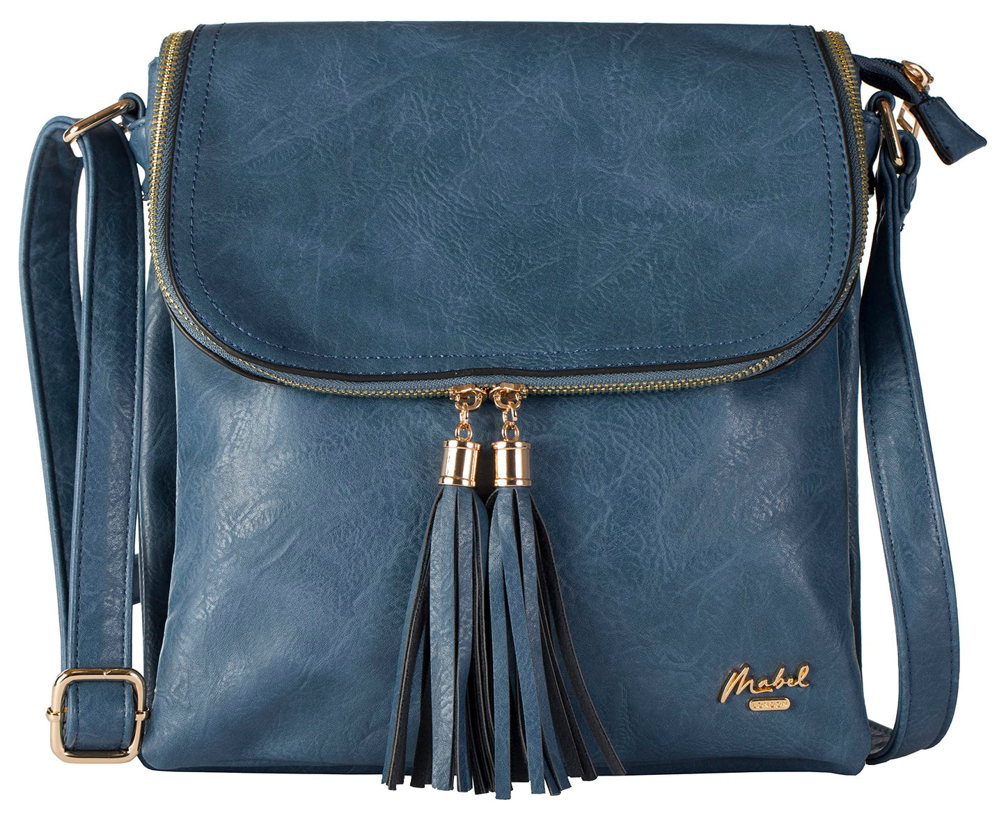 Polly - Medium Vegan Leather Shoulder Tote Bag with Zip Closure & Everyday Design