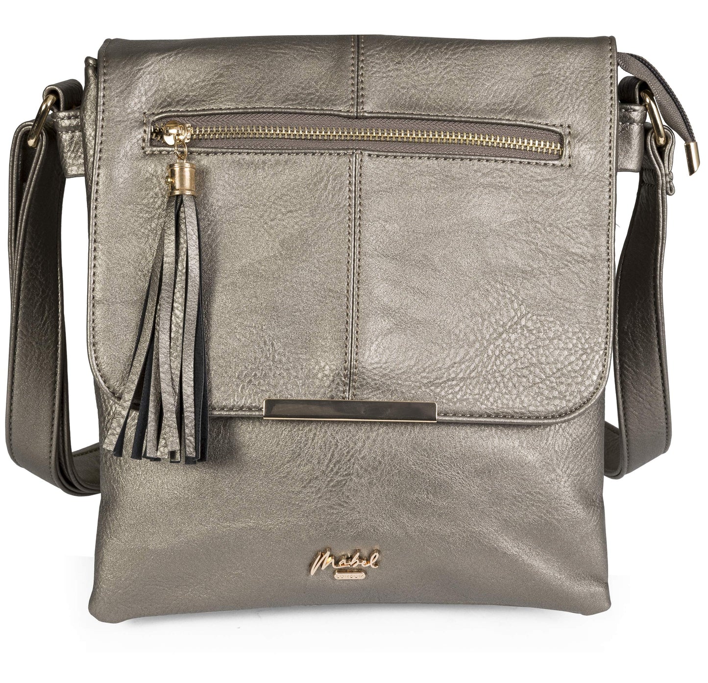 Maya - Faux Leather Crossbody Shoulder Bag with Adjustable Strap for Everyday Use