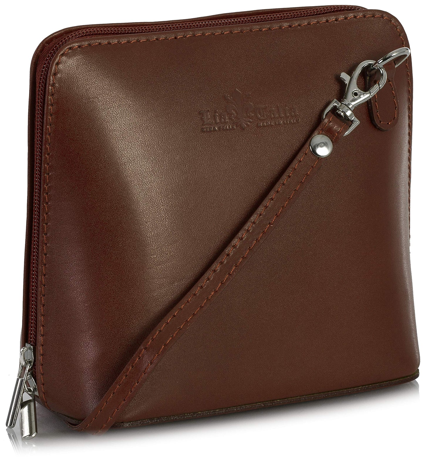 Abby - Genuine Italian Leather Small Crossbody Bag Handmade in Florence Tuscany