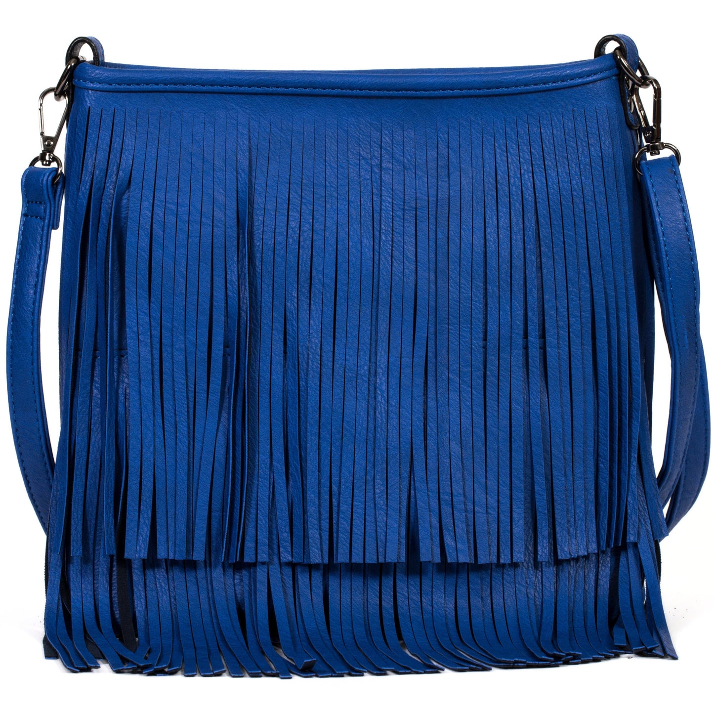 Dakota - Western Style Vegan Leather Tassel Fringe Shoulder Cross Body Bag