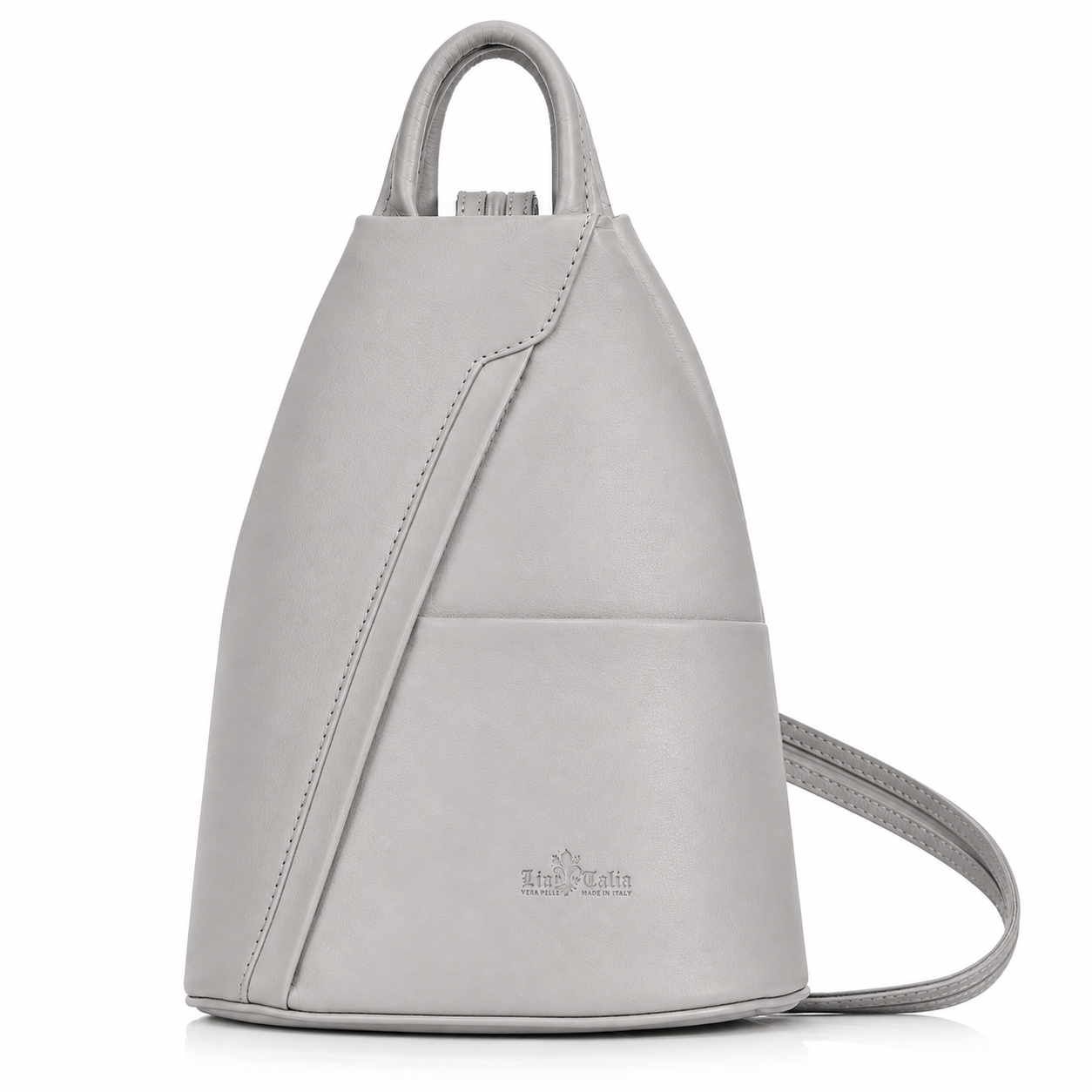 Alex - Genuine Italian Leather Convertible Backpack & Shoulder Tote Handmade in Florence