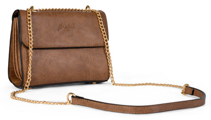 Cove - Medium Vegan Leather Shoulder Hobo Bag with Slouchy Design & Zip Closure