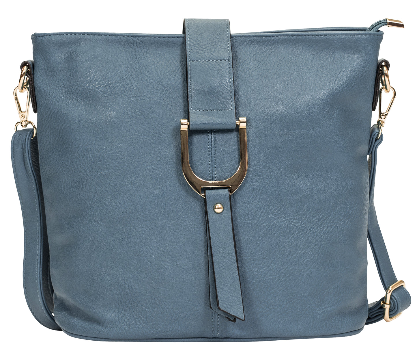 Mabel Vegan Leather Cross Body Medium Size Shoulder Handbag - Frankie