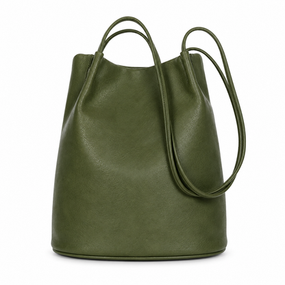 Delilah – Medium Vegan Leather Hobo Shoulder Bag with Pockets
