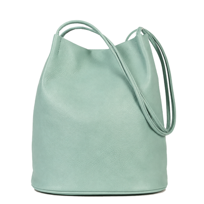 Delilah – Medium Vegan Leather Hobo Shoulder Bag with Pockets