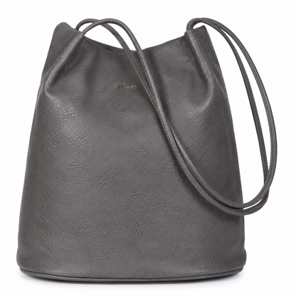 Delilah – Medium Vegan Leather Hobo Shoulder Bag with Pockets