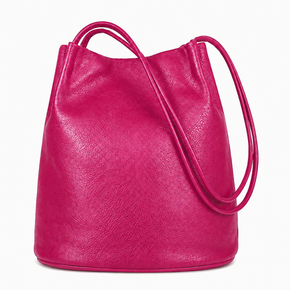 Delilah – Medium Vegan Leather Hobo Shoulder Bag with Pockets