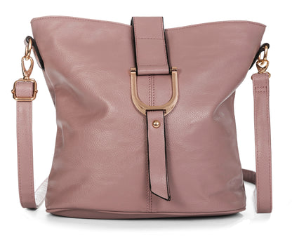 Mabel Vegan Leather Cross Body Medium Size Shoulder Handbag - Frankie