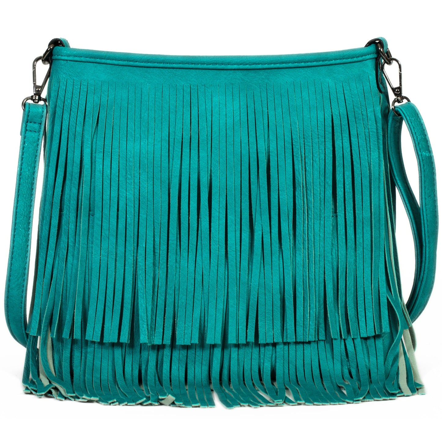 Dakota - Western Style Vegan Leather Tassel Fringe Shoulder Cross Body Bag