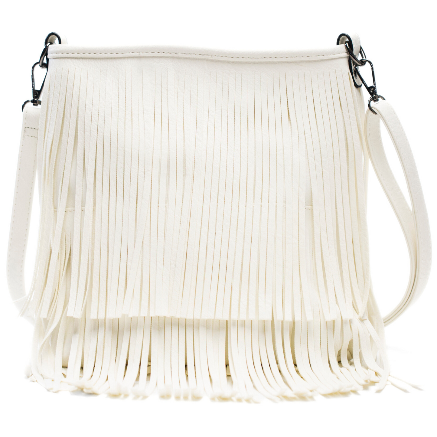 Dakota - Western Style Vegan Leather Tassel Fringe Shoulder Cross Body Bag