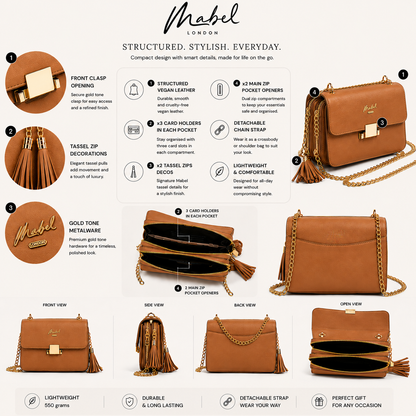 Skylar - Vegan Leather Party Wedding Clutch Bag with Detachable Crossbody Strap